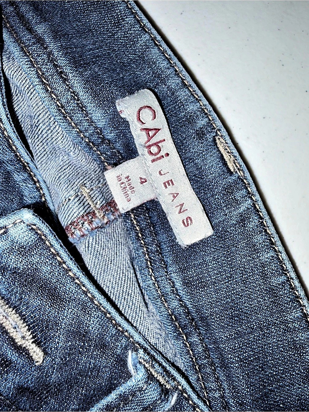CAbi Boot Cut Jeans in Blue Waist 4 - Picture 2 of 5